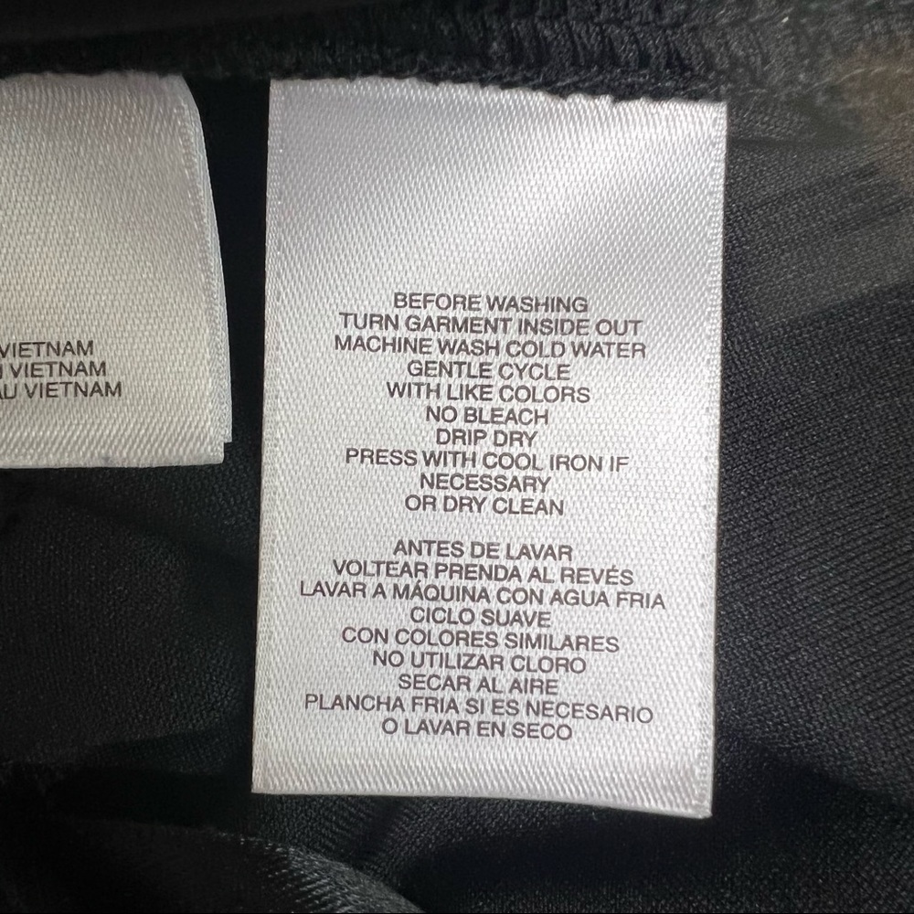 Nine West Black Sleeveless Jumpsuit with Asymmetrical Bodice. Size 4. - Picture 14 of 14